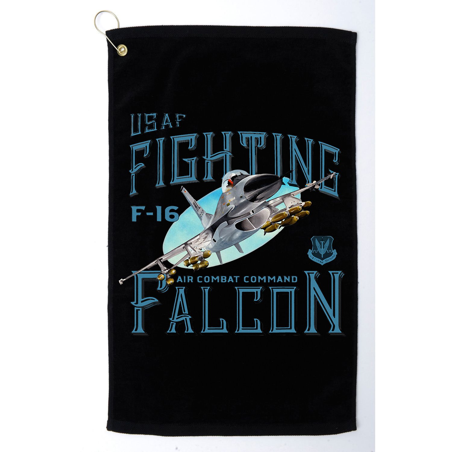 Fighting Falcon F16 Golf Towel