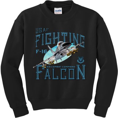 Fighting Falcon F16 Kids Sweatshirt
