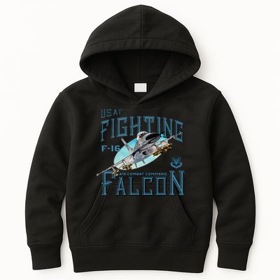 Fighting Falcon F16 Kids Hoodie