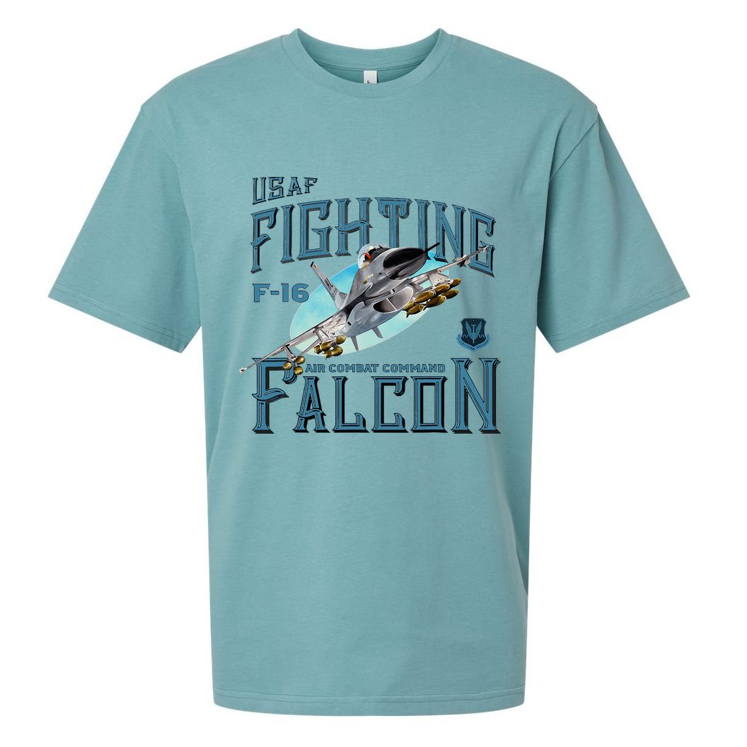Fighting Falcon F16 Sueded Cloud Jersey T-Shirt