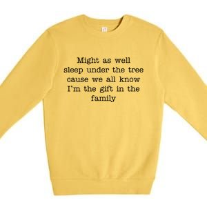 Funny Family Favorite Child Christmas Gift Meme Premium Crewneck Sweatshirt