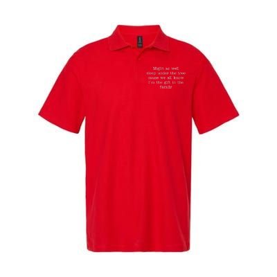 Funny Family Favorite Child Christmas Gift Meme Softstyle Adult Sport Polo