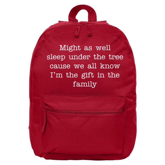 Funny Family Favorite Child Christmas Gift Meme 16 in Basic Backpack