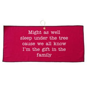 Funny Family Favorite Child Christmas Gift Meme Large Microfiber Waffle Golf Towel