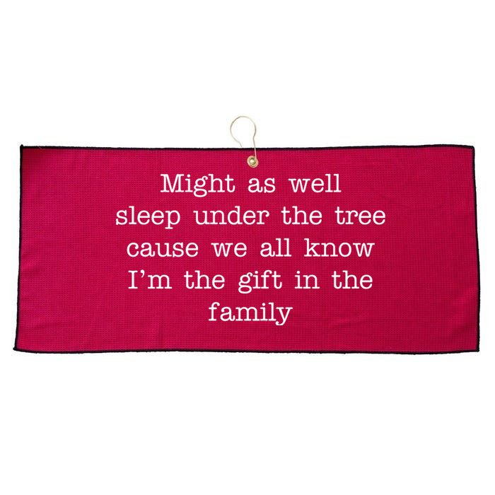 Funny Family Favorite Child Christmas Gift Meme Large Microfiber Waffle Golf Towel