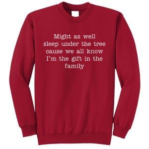 Funny Family Favorite Child Christmas Gift Meme Tall Sweatshirt