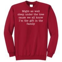 Funny Family Favorite Child Christmas Gift Meme Tall Sweatshirt