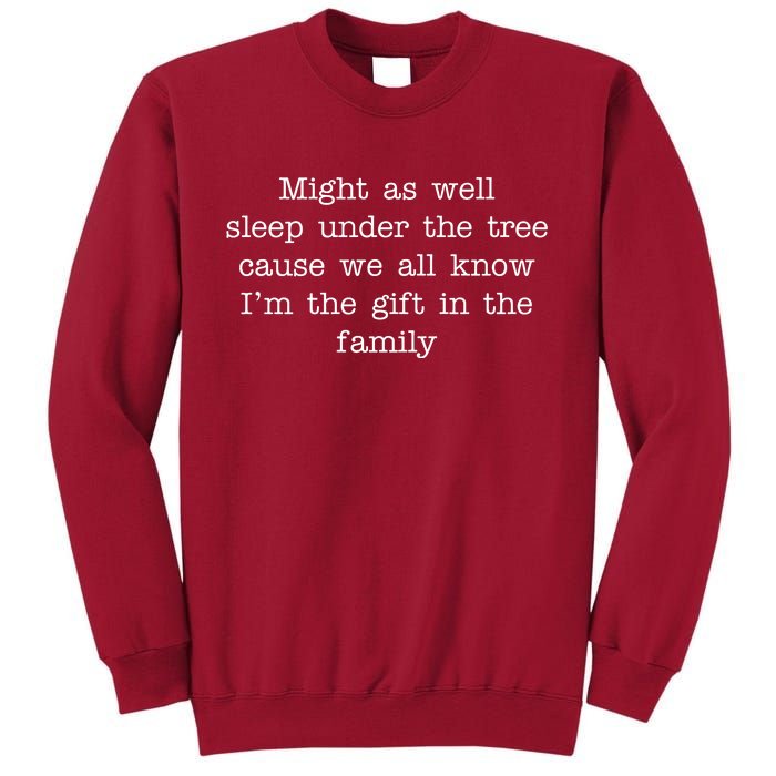 Funny Family Favorite Child Christmas Gift Meme Tall Sweatshirt