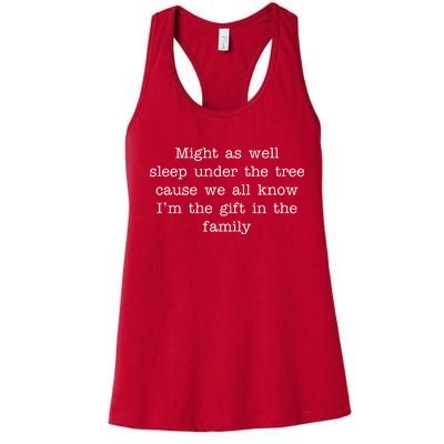 Funny Family Favorite Child Christmas Gift Meme Women's Racerback Tank