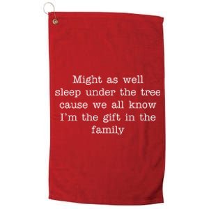 Funny Family Favorite Child Christmas Gift Meme Platinum Collection Golf Towel