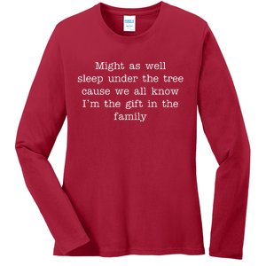 Funny Family Favorite Child Christmas Gift Meme Ladies Long Sleeve Shirt