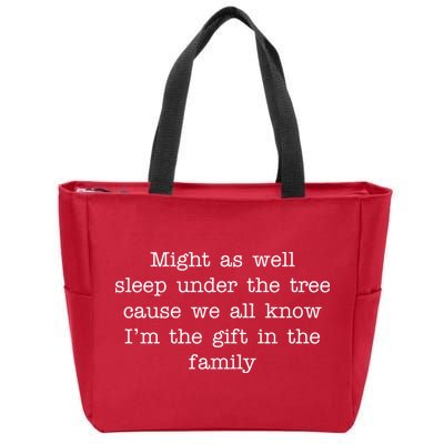 Funny Family Favorite Child Christmas Gift Meme Zip Tote Bag