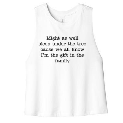 Funny Family Favorite Child Christmas Gift Meme Women's Racerback Cropped Tank