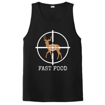 Fast Food Funny Deer Hunting Meaningful Gift PosiCharge Competitor Tank