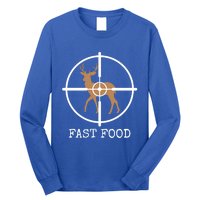 Fast Food Funny Deer Hunting Meaningful Gift Long Sleeve Shirt