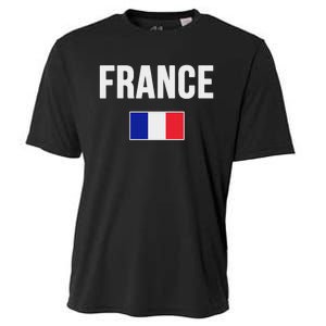 France French Flag Cooling Performance Crew T-Shirt