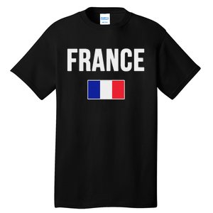 France French Flag Tall T-Shirt