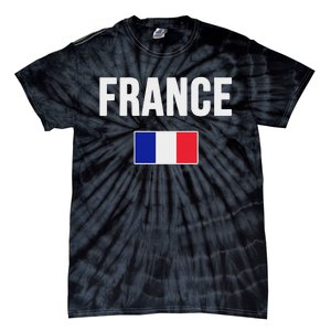 France French Flag Tie-Dye T-Shirt