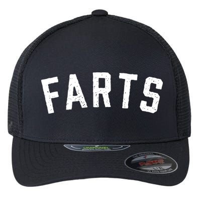 Farts Funny Flexfit Unipanel Trucker Cap