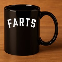 Farts Funny 11oz C Handle Ceramic Mug