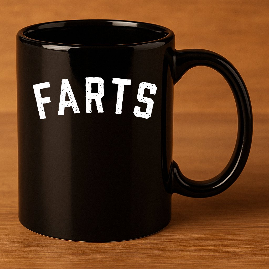 Farts Funny 11oz C Handle Ceramic Mug