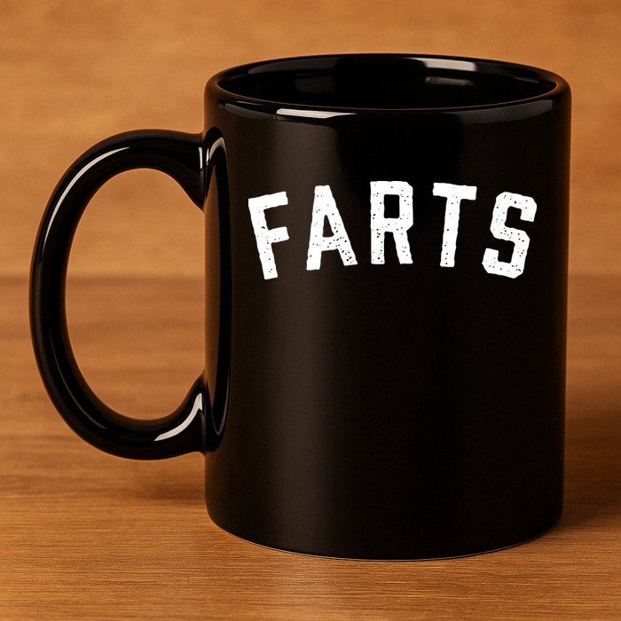 Farts Funny 11oz C Handle Ceramic Mug