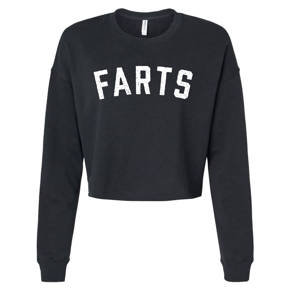 Farts Funny Cropped Pullover Crew