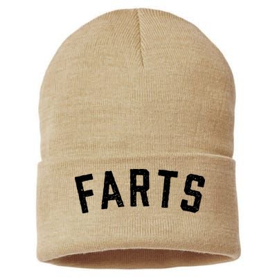 Farts Funny Sustainable Knit Beanie