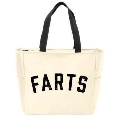 Farts Funny Zip Tote Bag