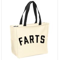 Farts Funny Zip Tote Bag