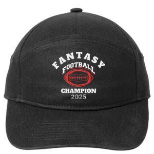 Funny Fantasy Football 2025 Champion Fantasy Football 7-Panel Snapback Hat