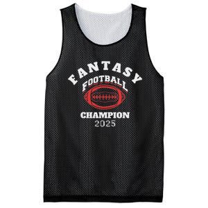 Funny Fantasy Football 2025 Champion Fantasy Football Mesh Reversible Basketball Jersey Tank