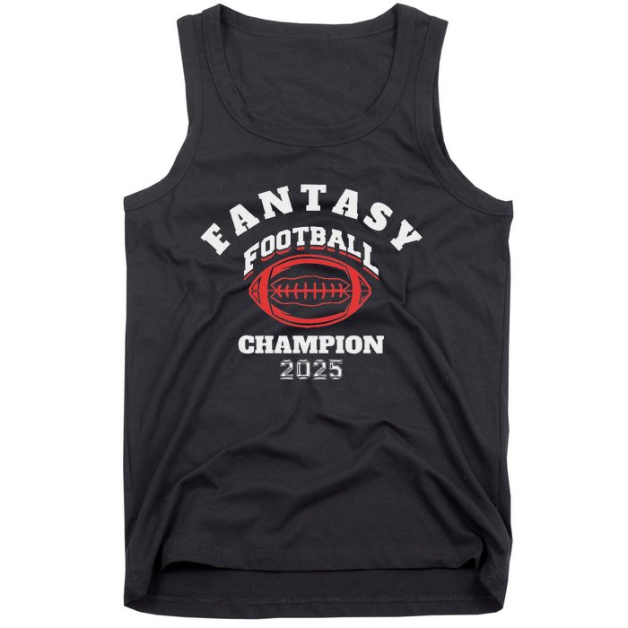 Funny Fantasy Football 2025 Champion Fantasy Football Tank Top