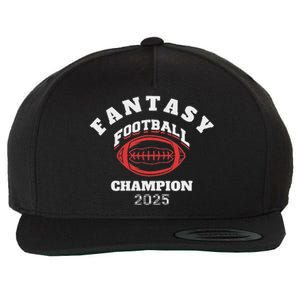 Funny Fantasy Football 2025 Champion Fantasy Football Wool Snapback Cap