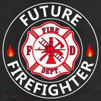 Future Firefighter Fire Fighter Badge Child Cool Comfort Performance Bucket Hat