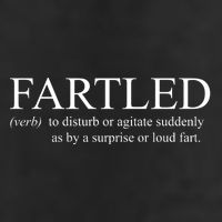 Fartled Funny Fart Definition 7 Panel Mesh Trucker Snapback Hat
