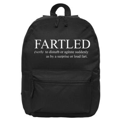 Fartled Funny Fart Definition 16 in Basic Backpack