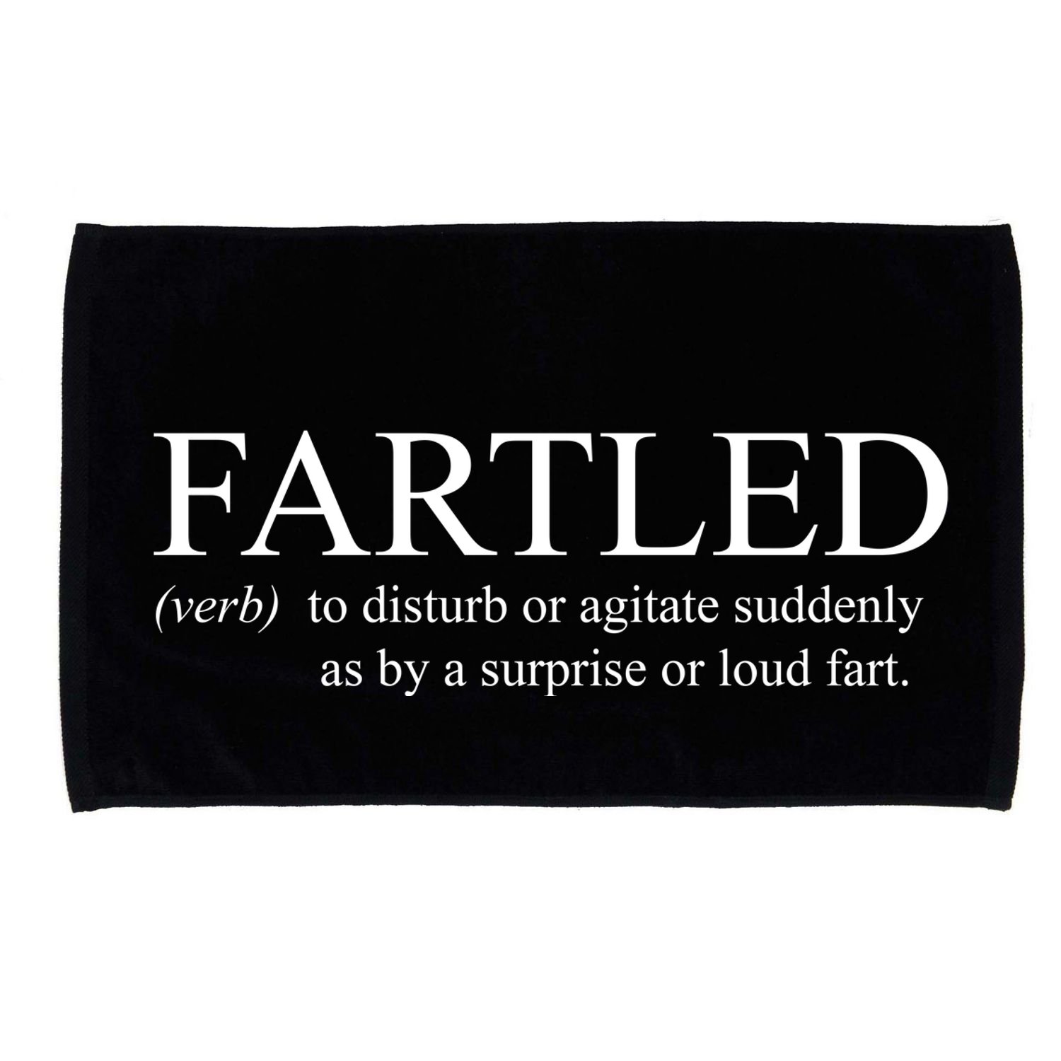 Fartled Funny Fart Definition Microfiber Hand Towel