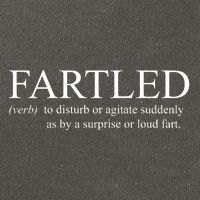 Fartled Funny Fart Definition Cotton Canvas Backpack