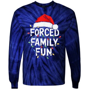 Forced Family Fun Christmas Pajamas Tie-Dye Long Sleeve Shirt