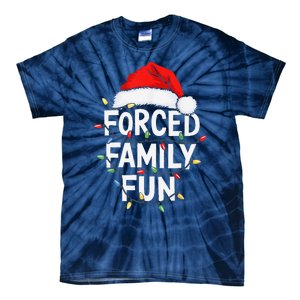 Forced Family Fun Christmas Pajamas Tie-Dye T-Shirt