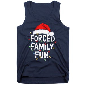 Forced Family Fun Christmas Pajamas Tank Top