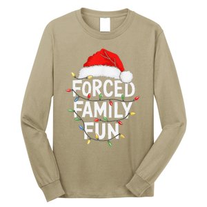 Forced Family Fun Christmas Pajamas Long Sleeve Shirt