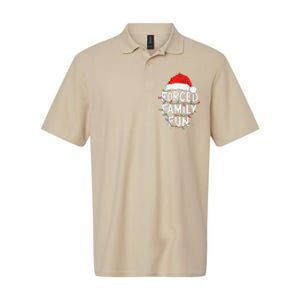 Forced Family Fun Christmas Pajamas Softstyle Adult Sport Polo