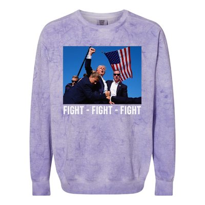 Fight Fight Fight Donald Trump Rally You Missed Proud American Usa Election Colorblast Crewneck Sweatshirt