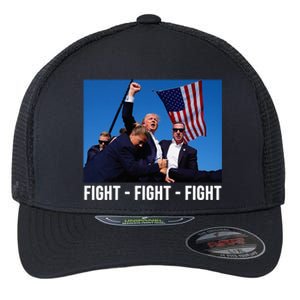 Fight Fight Fight Donald Trump Rally You Missed Proud American Usa Election Flexfit Unipanel Trucker Cap