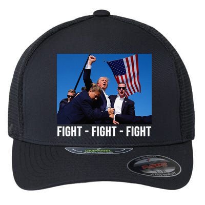 Fight Fight Fight Donald Trump Rally You Missed Proud American Usa Election Flexfit Unipanel Trucker Cap