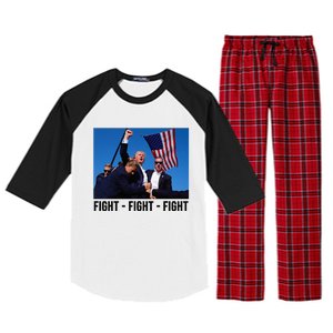 Fight Fight Fight Donald Trump Rally You Missed Proud American Usa Election Raglan Sleeve Pajama Set