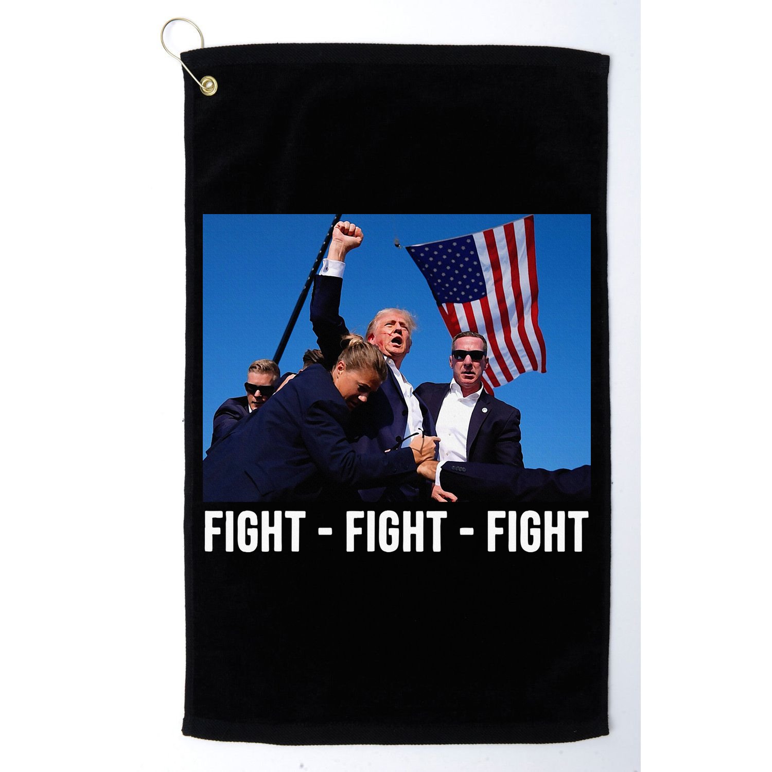 Fight Fight Fight Donald Trump Rally You Missed Proud American Usa Election Golf Towel