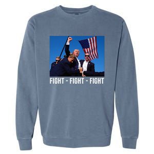 Fight Fight Fight Donald Trump Rally You Missed Proud American Usa Election Garment-Dyed Sweatshirt